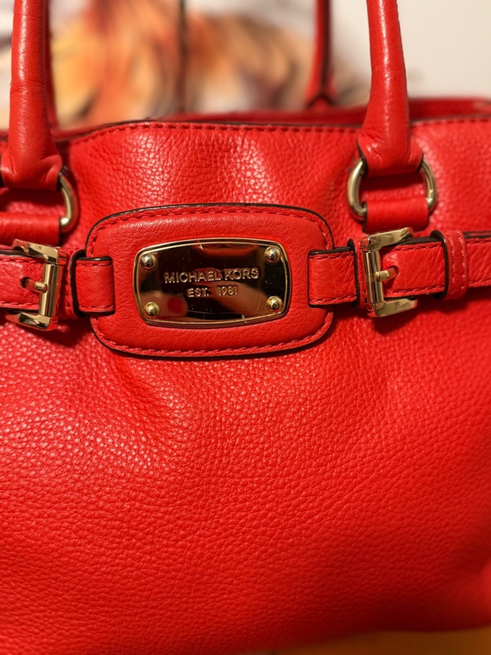 Michael Kors Hamilton East West Satchel VGUC - Picture 3 of 14